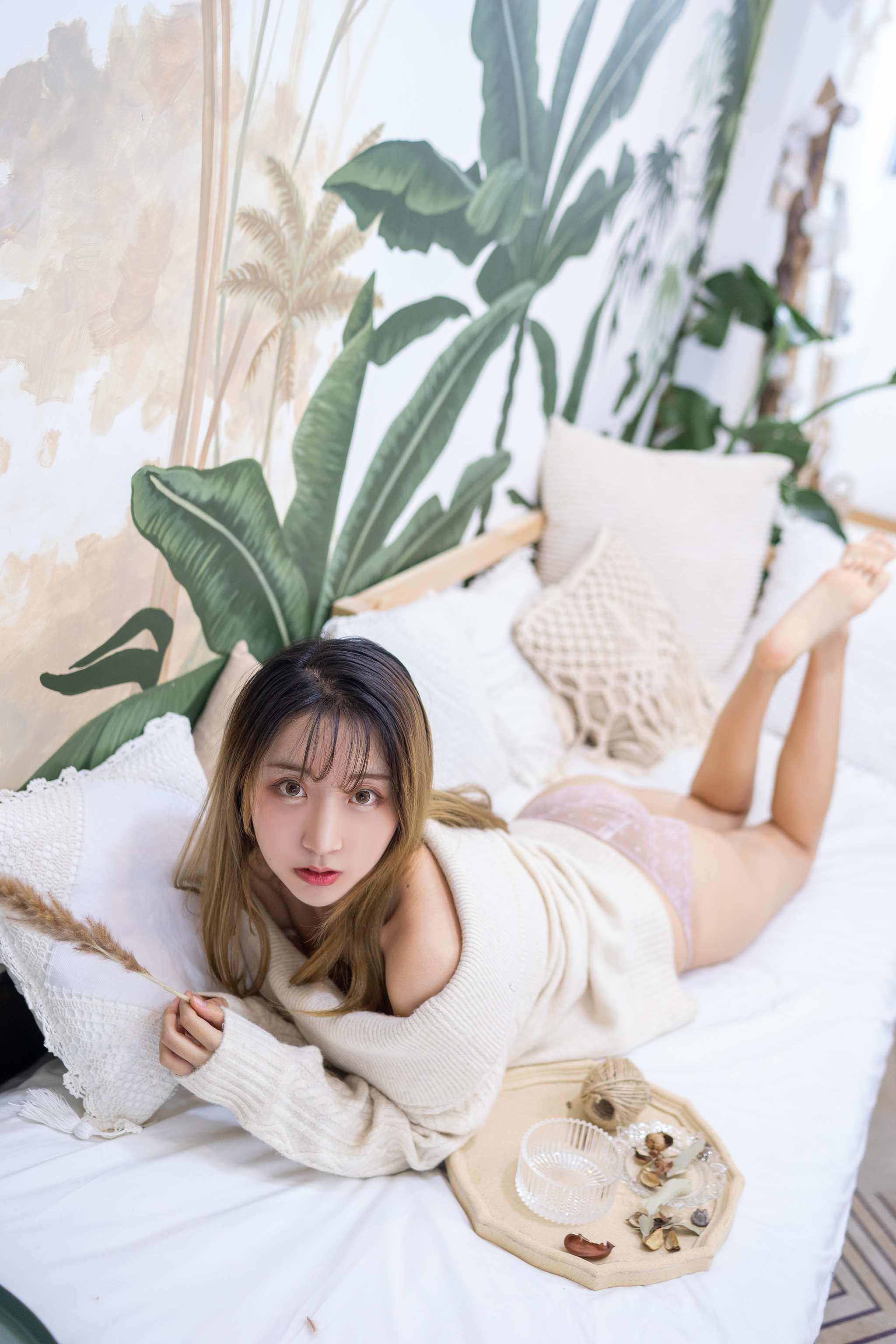 图片[1]-黑川 – NO.032 年上彼女-白色毛衣[12P]-XikXak